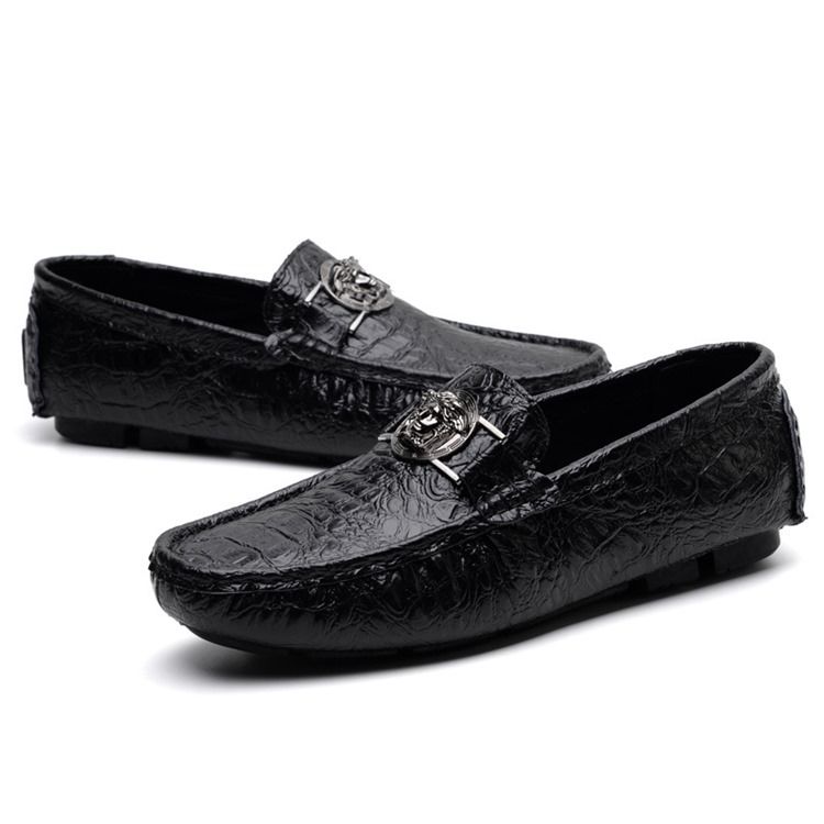 Herr Slip-on Low-cut Upper Plain Pu Casual Skor