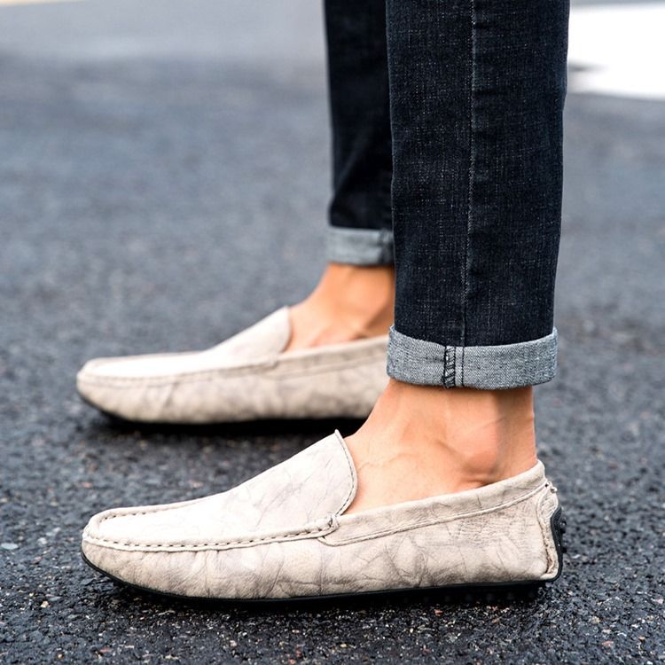 Low-cut Upper Loafers För Män