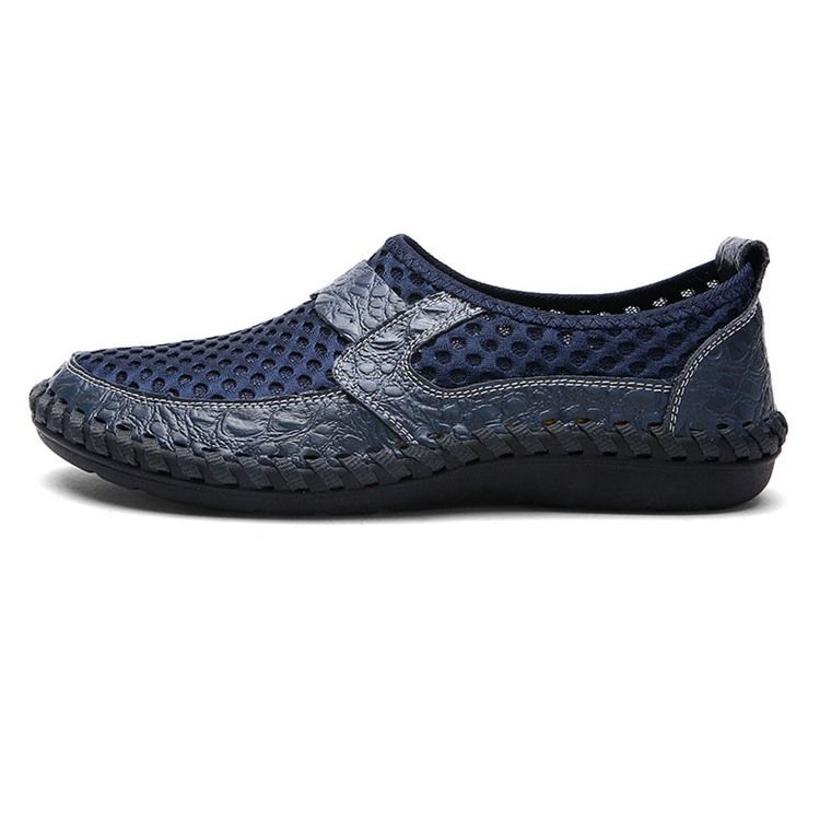 Mesh Hollow Slip-on Herrskor