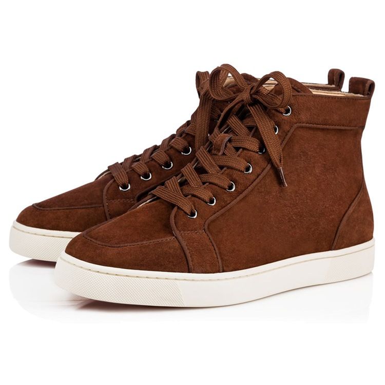 Plain Lace-up High-cut Upper Casual Skor För Män