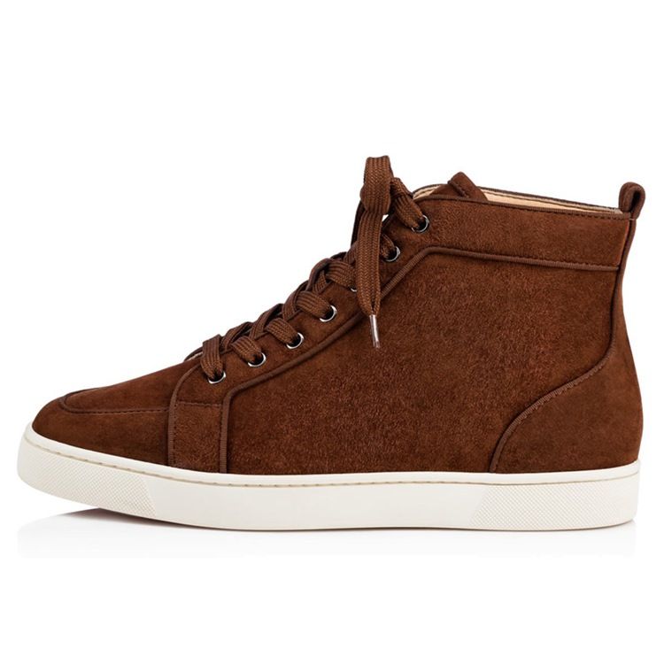 Plain Lace-up High-cut Upper Casual Skor För Män