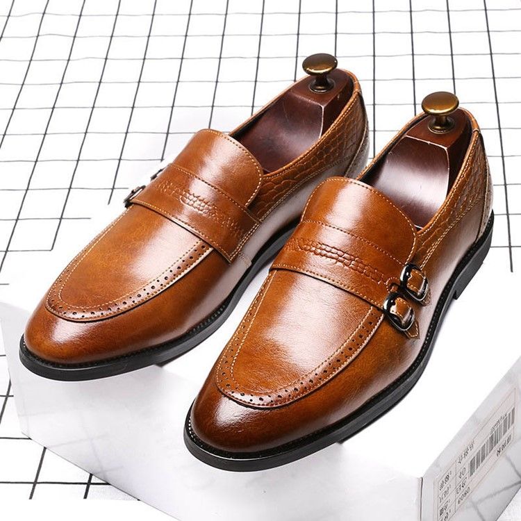 Plain Low-cut Upper Men's Work Shoes