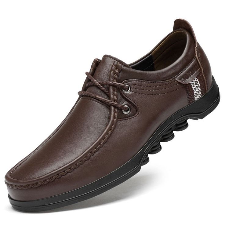 Plain Round Toe Low-cut Upper Men's Work Shoes