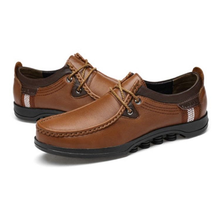 Plain Round Toe Low-cut Upper Men's Work Shoes