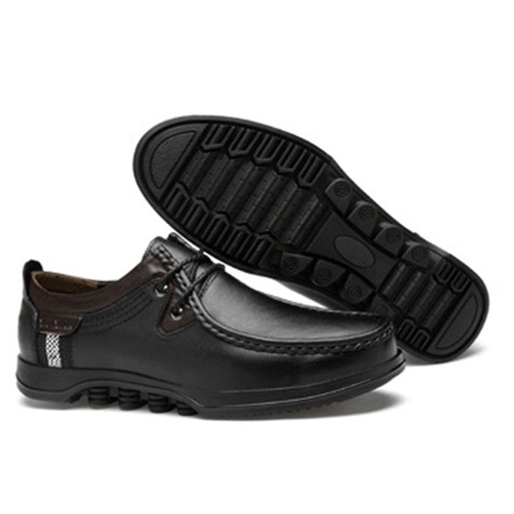 Plain Round Toe Low-cut Upper Men's Work Shoes