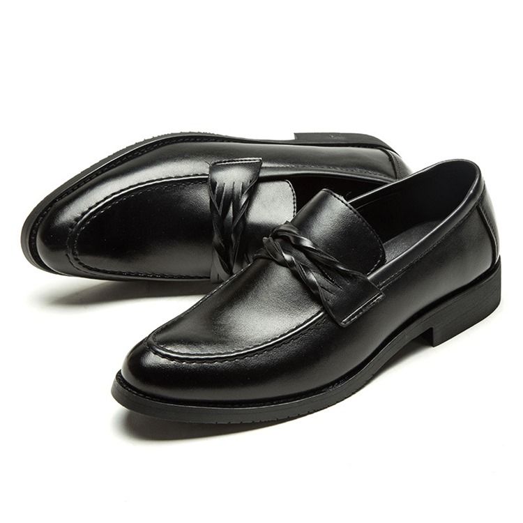 Plain Slip-on Casual Skor För Män