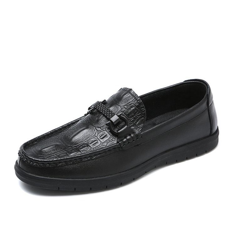 Pu Slip-on Low-cut Upper Casual Skor För Män