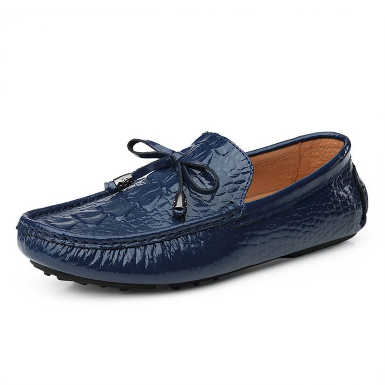 Slip-on Plain Round Toe Men's Casual Shoes