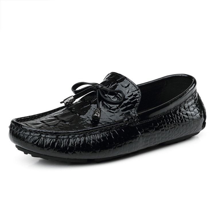 Slip-on Plain Round Toe Men's Casual Shoes