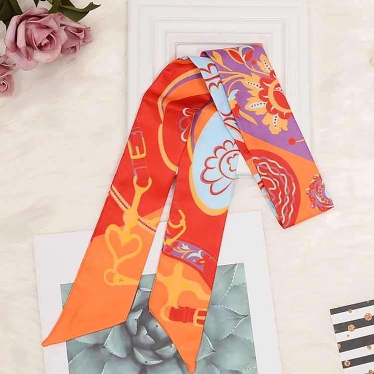 2018 Autumn Printing Bag Head Scarf För Kvinnor