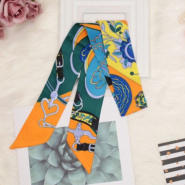 2018 Autumn Printing Bag Head Scarf För Kvinnor