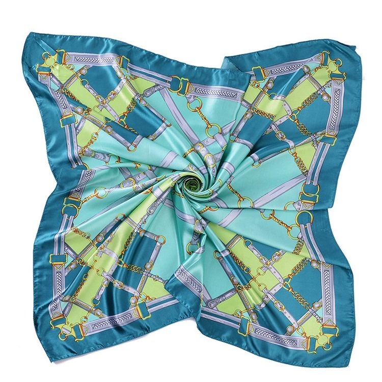 Charmeuse Geometric Pattern Women's Scarf