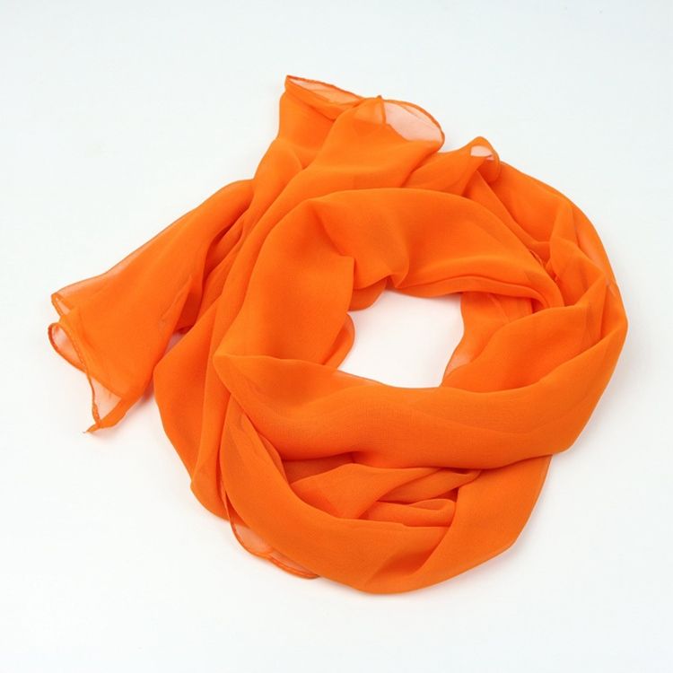 Cozy Georgette Women's Color Color Match Match Scarf