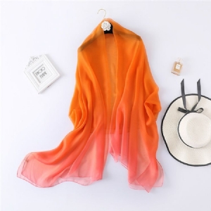 Dam Charmeuse Living Coral Scarf