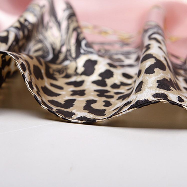 Skriv Ut Charmeuse Leopard Fashion Women's Scarves