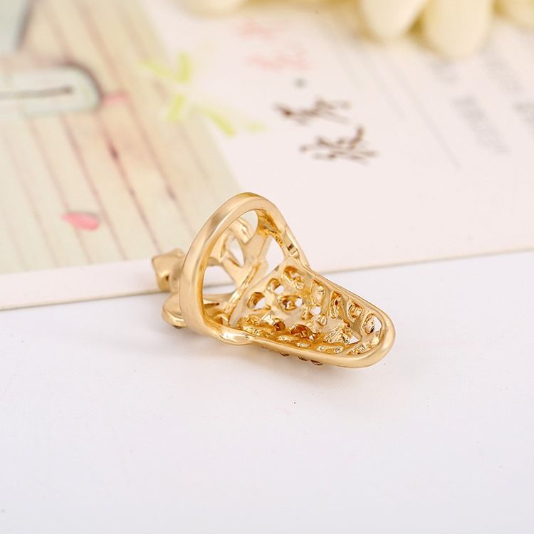 Crown Hollow Out Crown Women's Nail Ring