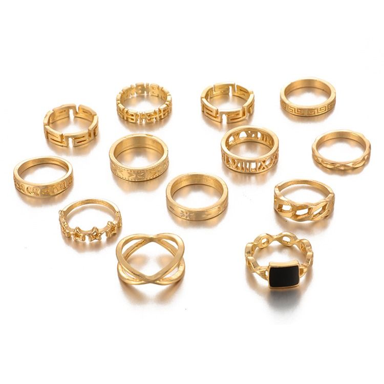 European E-plating Birthday Women Rings