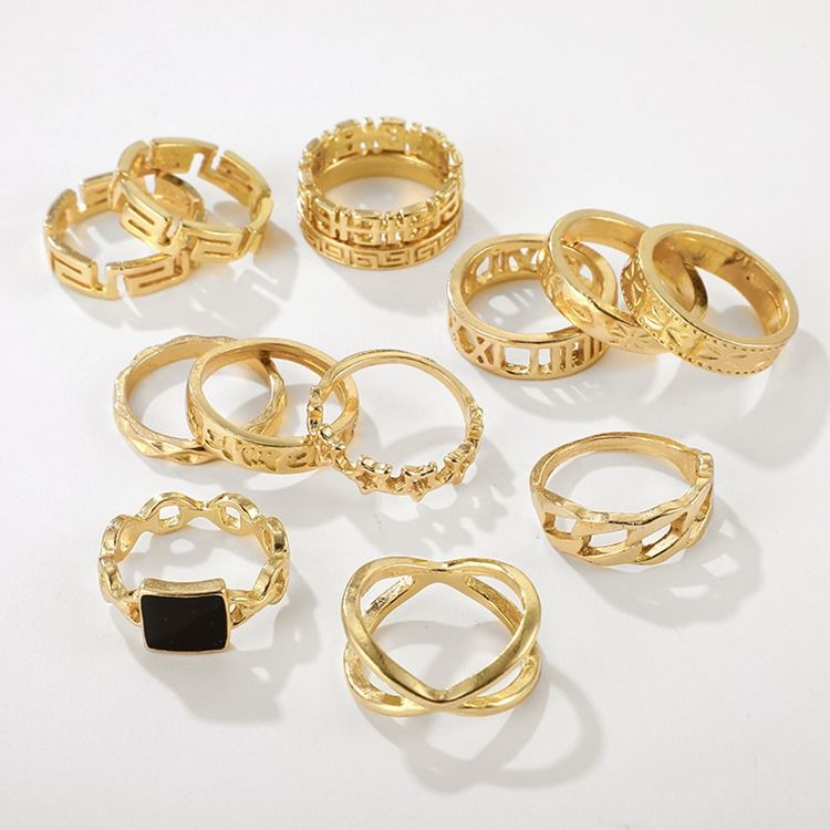 European E-plating Birthday Women Rings