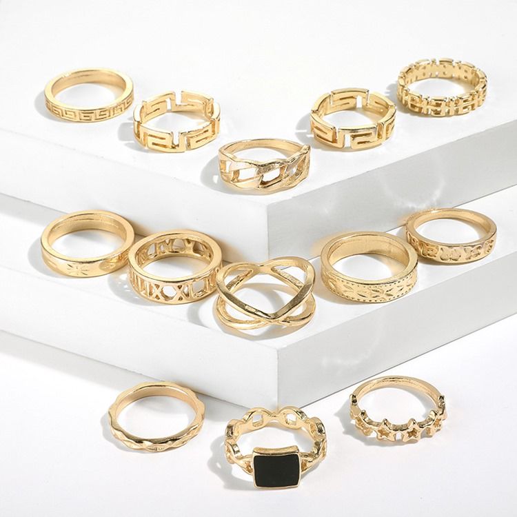 European E-plating Birthday Women Rings