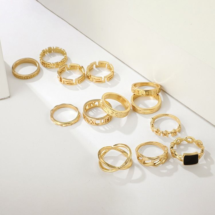 European E-plating Birthday Women Rings