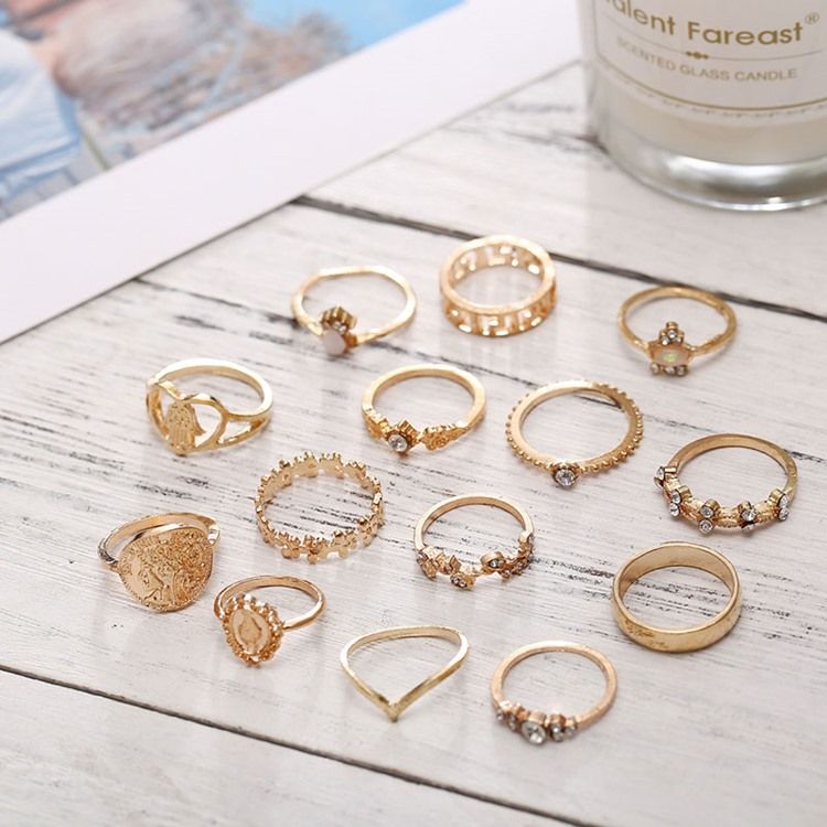 Romantisk Alloy Ring