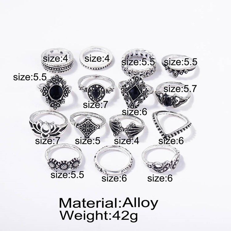 Vintage Alloy Women's Holiday Rings