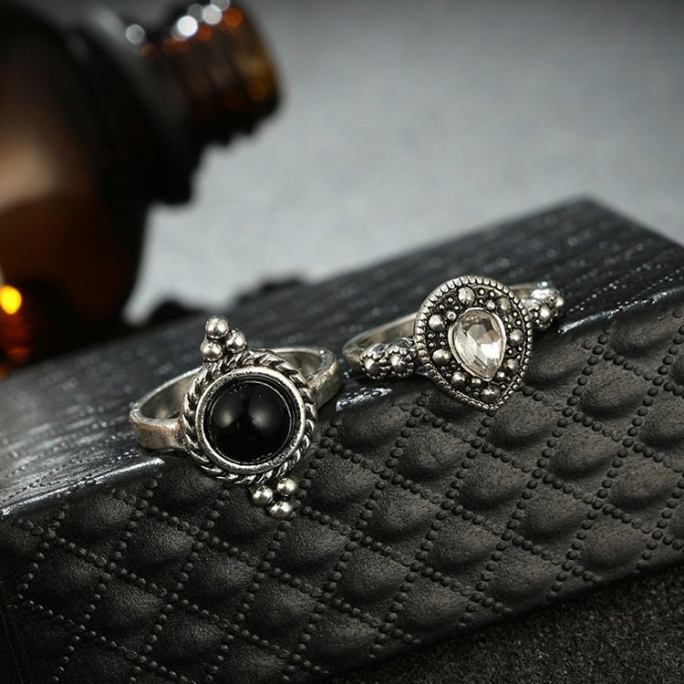 Vintage Diamante Holiday Women's Rings