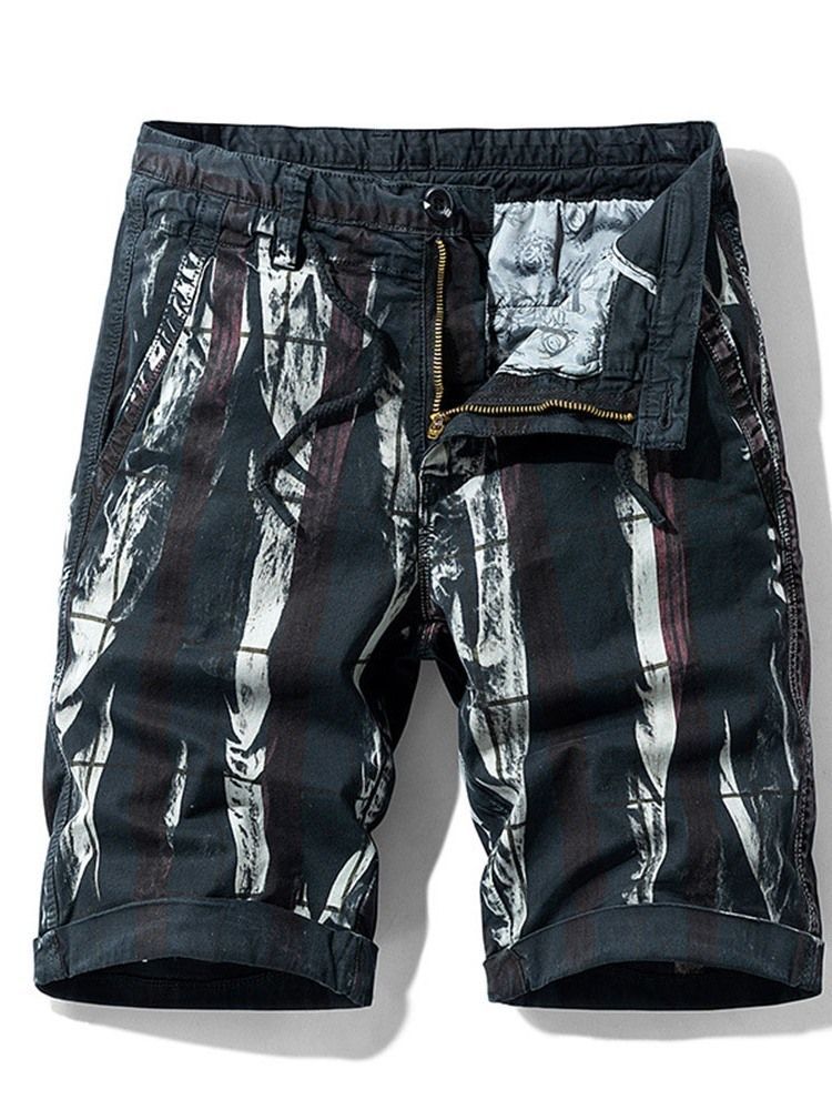 Herr Midja Shorts Med Rak Dragkedja