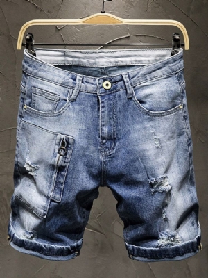 Pocket Thin Zipper Herr Shorts