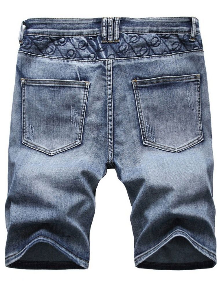 Straight Pocket Casual Zipper Herr Shorts