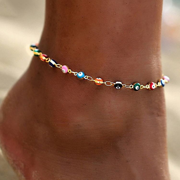 Geometriska Kvinnliga Anklar Anklets