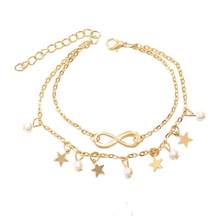 Pearl Star Anklet