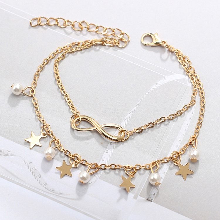 Pearl Star Anklet