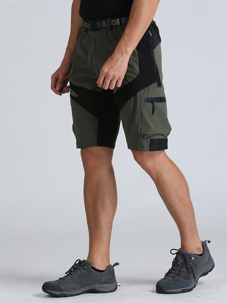 Färgblocket För Män Cargo Shorts Outdoor Wear Lightweigh