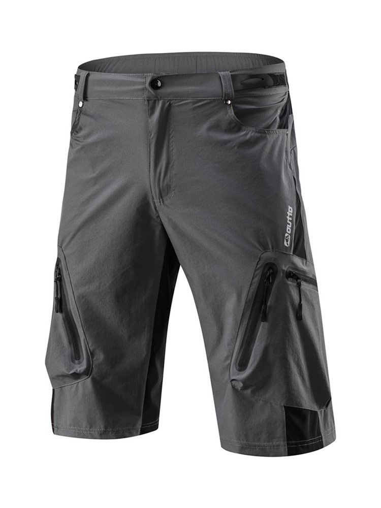 Herr Patchwork Color Block Outdoor Shorts Sommarsportbyxor