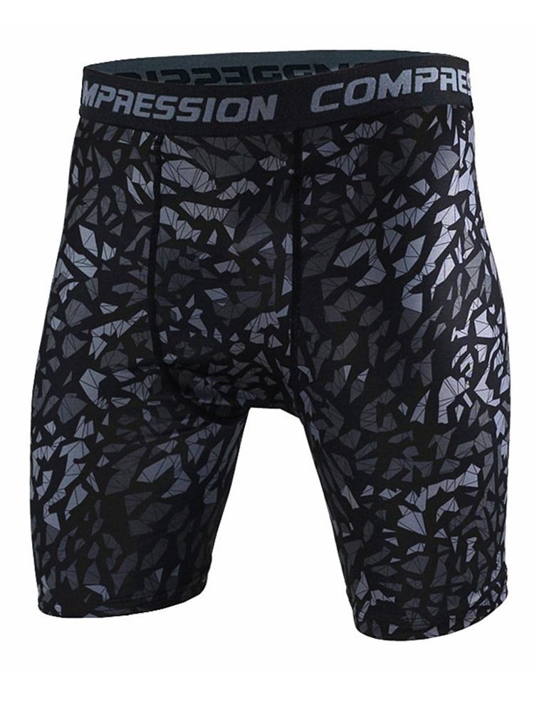 Herrar Camouflage Summer Shorts Sportbyxor