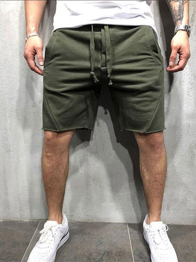 Herrfickor Solid Casual Sportshorts