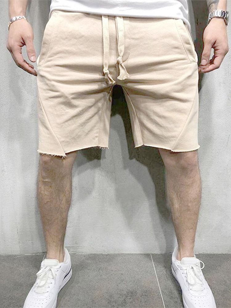 Herrfickor Solid Casual Sportshorts