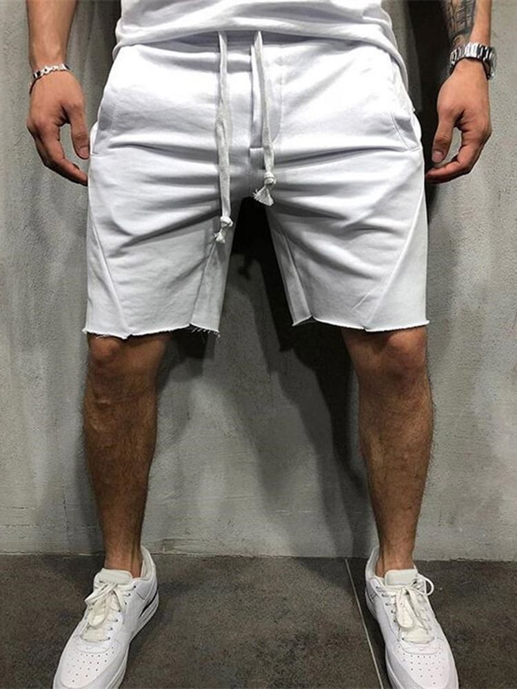 Herrfickor Solid Casual Sportshorts