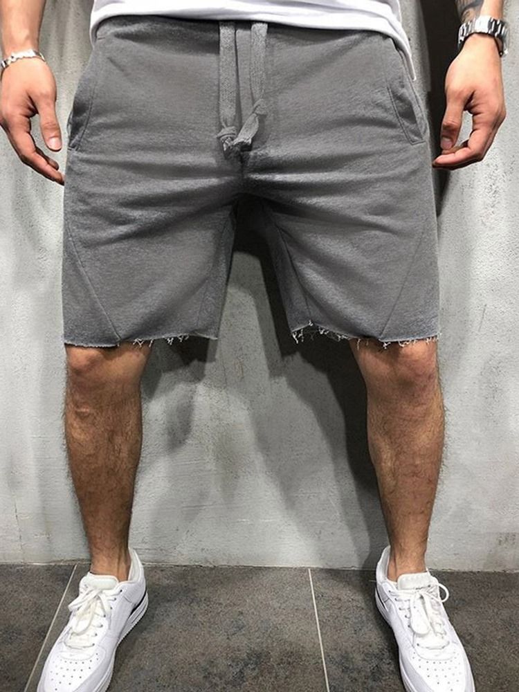 Herrfickor Solid Casual Sportshorts