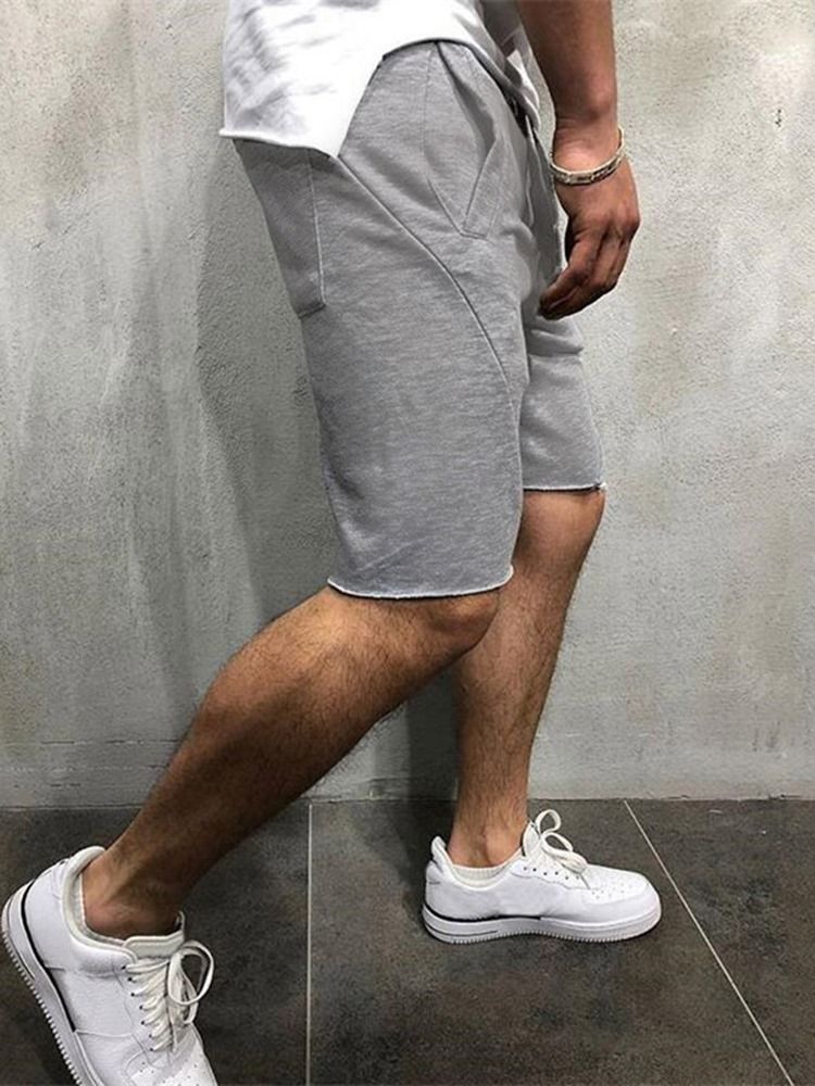 Herrfickor Solid Casual Sportshorts