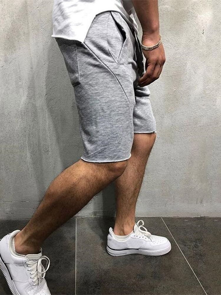 Herrfickor Solid Casual Sportshorts