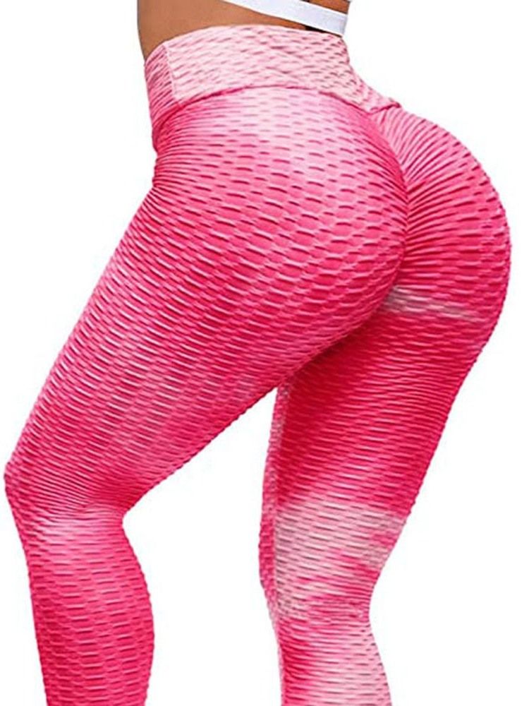 Kvinnors Polyester Snabbtorkande Yogabyxor För Kvinnor Med Hög Midja Tiktok Leggings