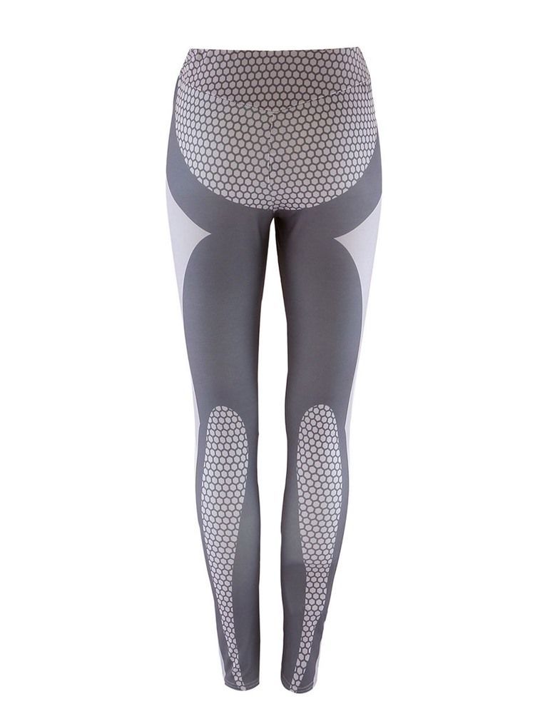 Kvinnors Spandex Andas Tryckta Våryoga Byxor Hög Midja Tiktok Leggings