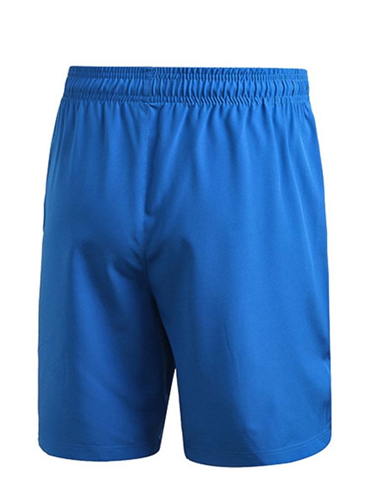 Män Solid Quick Dry Basketball Shorts Sportbyxor