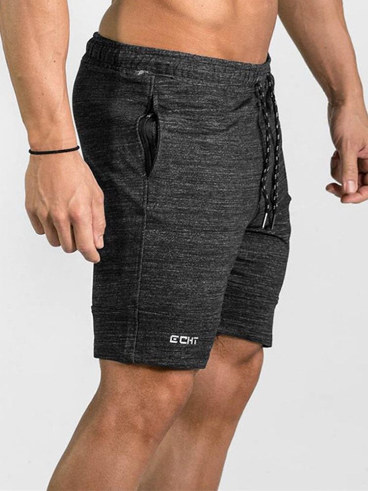 Mäns Brevtryck Sportshorts Basketbyxor