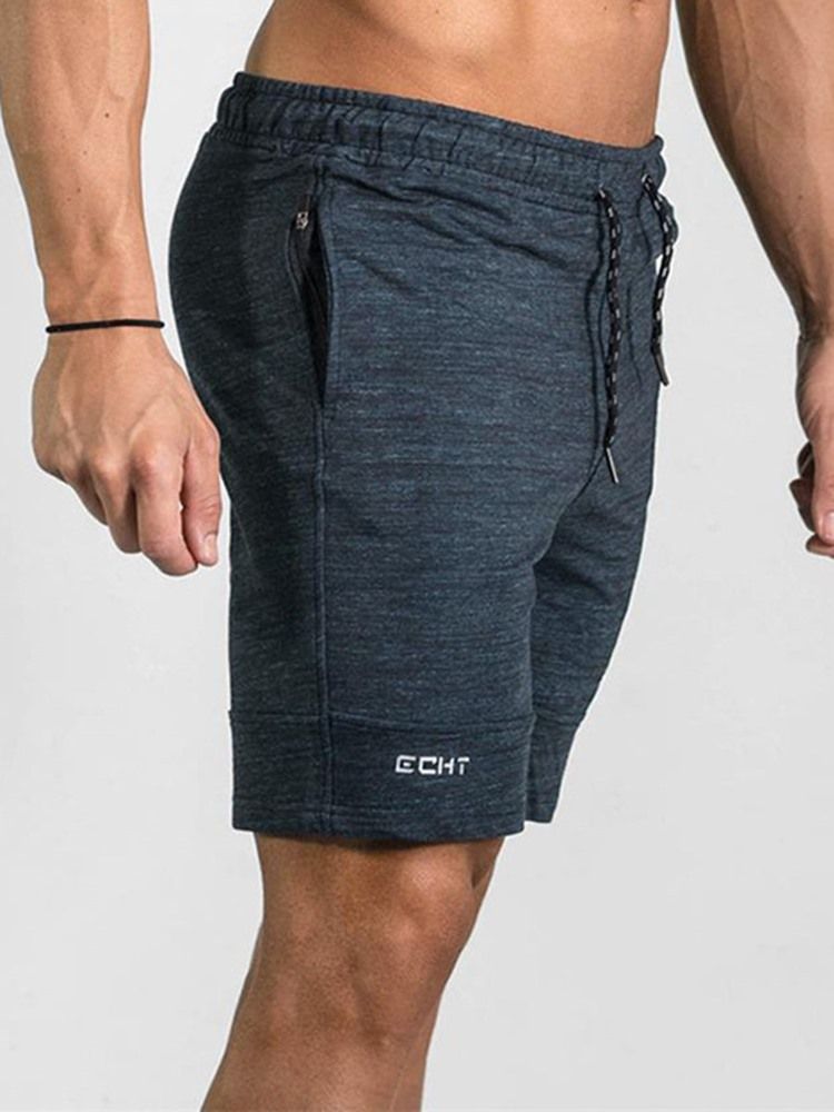 Mäns Brevtryck Sportshorts Basketbyxor