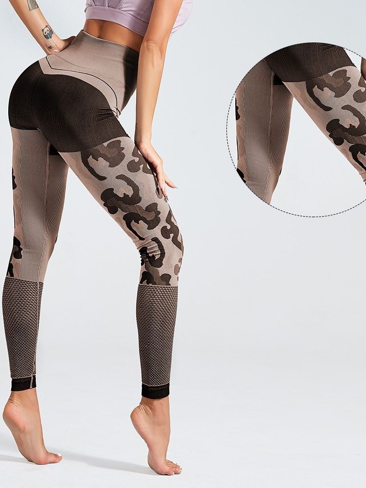 Nylon Running Yoga Yoga Byxor Med Hög Midja Tiktok Leggings För Kvinnor