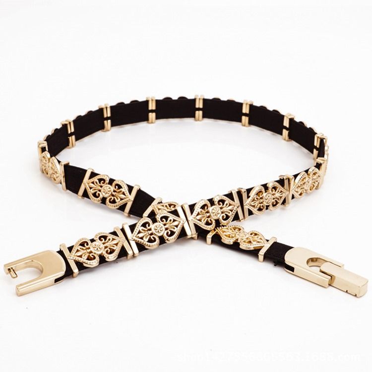 Fashion Carving Alloy Belt