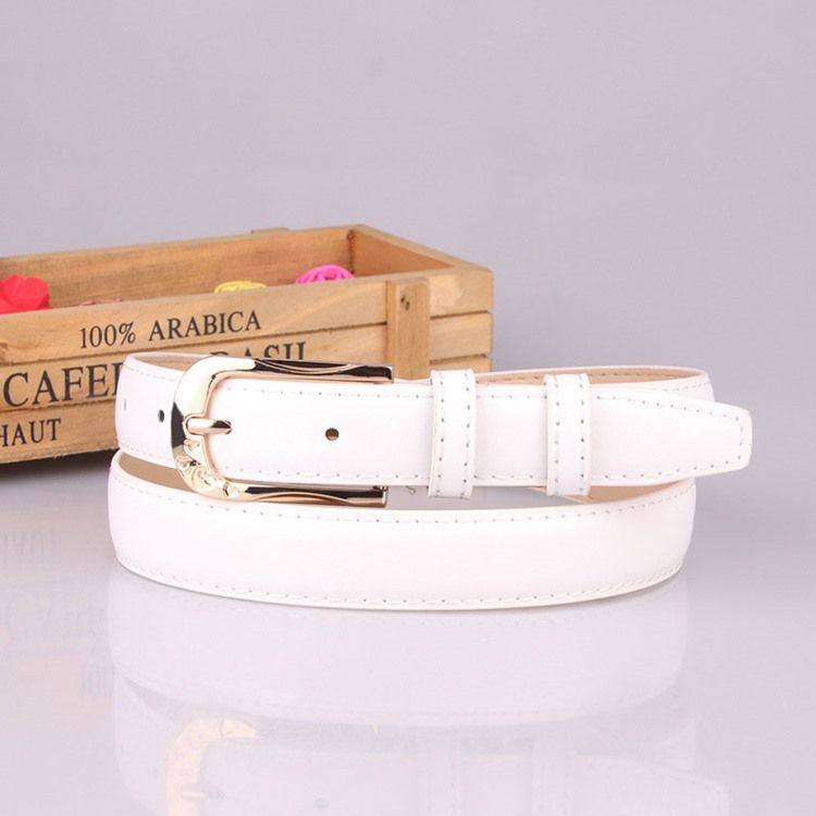 Fashion Pin Buckle Leopard Print Pu Belt